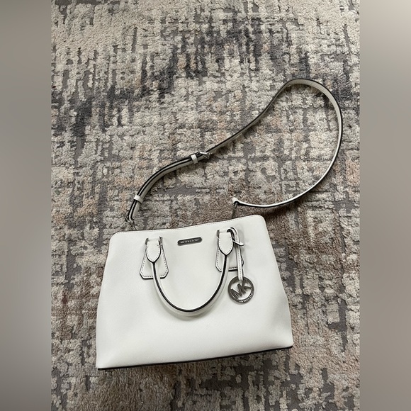 Michael Kors Handbags - Michael Kors White Medium Camille Satchel